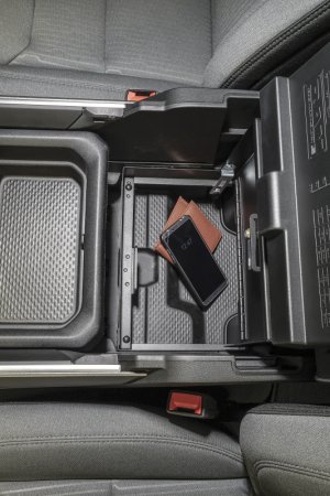 Ram 1500 Console Safe - Tuffy Products - W/ Keyed Lock, w/ Fixed Floor Console - `19-`24 Ram 1500 Console Safe - Tuffy Products - W/ Keyed Lock, w/ Fixed Floor Console - `19-`24